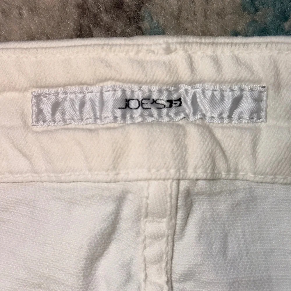 Joe's Jeans The‎ Muse Women 30 White Flare Bootcut Stretch Denim Mid Rise USA
